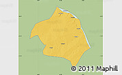 Savanna Style Map of Chemba, single color outside
