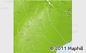 Physical 3D Map of Cheringoma