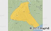 Savanna Style 3D Map of Cheringoma