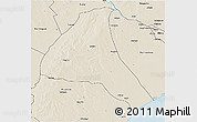 Shaded Relief 3D Map of Cheringoma