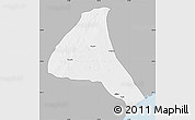 Gray Map of Cheringoma, single color outside