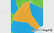 Political Map of Cheringoma