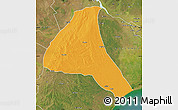 Political Map of Cheringoma, satellite outside