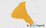 Political Map of Cheringoma, single color outside