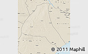Shaded Relief Map of Cheringoma