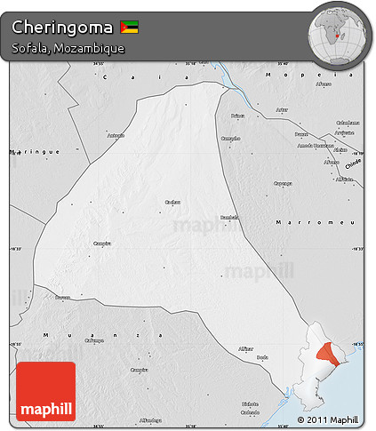 Silver Style Map of Cheringoma