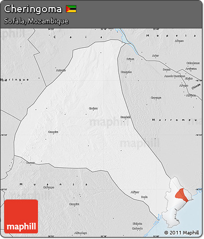Silver Style Map of Cheringoma