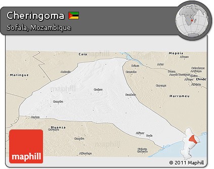 Classic Style Panoramic Map of Cheringoma