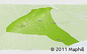 Physical Panoramic Map of Cheringoma, lighten