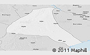 Silver Style Panoramic Map of Cheringoma