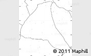 Blank Simple Map of Cheringoma, no labels