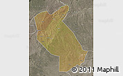 Satellite Map of Chibabava, semi-desaturated