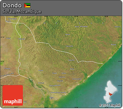 Satellite Map of Dondo