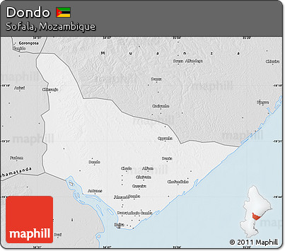 Silver Style Map of Dondo