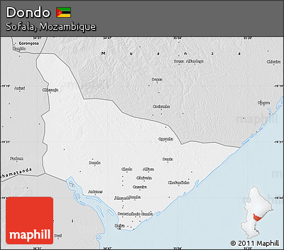 Silver Style Map of Dondo