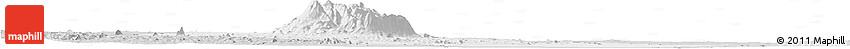 Silver Style Horizon Map of Gorongosa