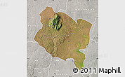 Satellite Map of Gorongosa, lighten, semi-desaturated