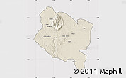 Shaded Relief Map of Gorongosa, cropped outside