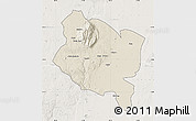 Shaded Relief Map of Gorongosa, lighten