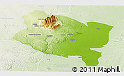 Physical Panoramic Map of Gorongosa, lighten