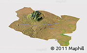 Satellite Panoramic Map of Gorongosa, cropped outside