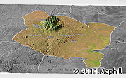 Satellite Panoramic Map of Gorongosa, desaturated