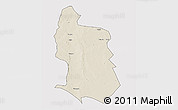 Shaded Relief 3D Map of Maringue, cropped outside
