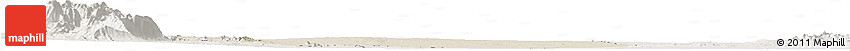 Shaded Relief Horizon Map of Maringue, lighten
