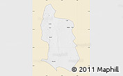 Classic Style Map of Maringue, single color outside