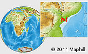 Physical Location Map of Marromeu