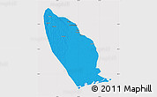 Political Map of Marromeu, cropped outside