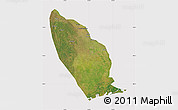 Satellite Map of Marromeu, cropped outside