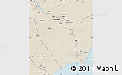 Shaded Relief Map of Marromeu