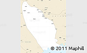 Classic Style Simple Map of Marromeu