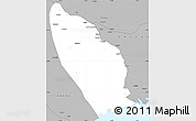 Gray Simple Map of Marromeu
