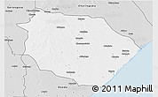 Silver Style 3D Map of Muanza