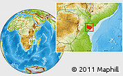 Physical Location Map of Muanza