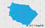 Political Map of Muanza, cropped outside