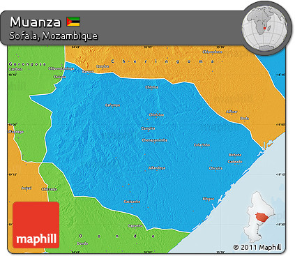 Political Map of Muanza