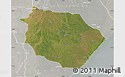 Satellite Map of Muanza, lighten, semi-desaturated