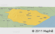 Savanna Style Panoramic Map of Muanza