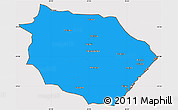 Political Simple Map of Muanza, cropped outside