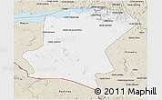 Classic Style 3D Map of Cahora Bassa