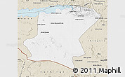 Classic Style Map of Cahora Bassa