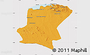Political Map of Cahora Bassa, cropped outside