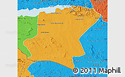 Political Map of Cahora Bassa