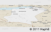 Classic Style Panoramic Map of Cahora Bassa