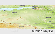 Physical Panoramic Map of Cahora Bassa