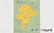 Savanna Style 3D Map of Changara