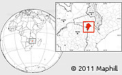 Blank Location Map of Changara